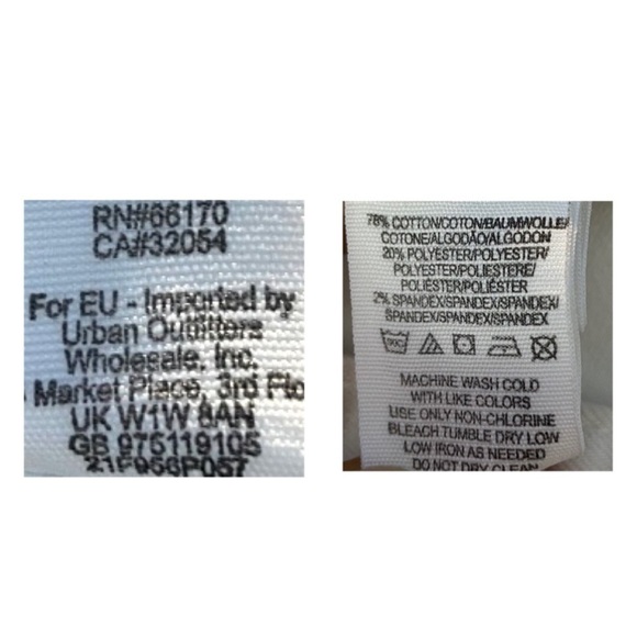 Free People SKULL DAISY BOHO Hippie Pant Hand Painted  One Of A Kind - Picture 3 of 10